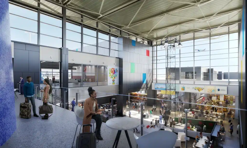 image of west gate mezzanine at ABIA